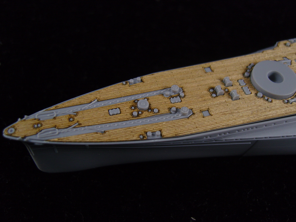 AW20067 Деревянная палуба для IJN Battle ship Fuso 1944