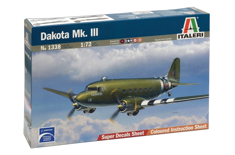 1338ИТ Самолет Dakota Mk.III Italeri