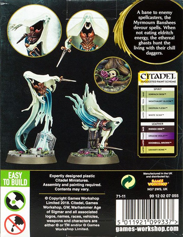 71-11GW Набор Легко собрать: Ночное Убежище. Скорбящие Баньши (ETB Nighthaunt Myrmourn Banshees)