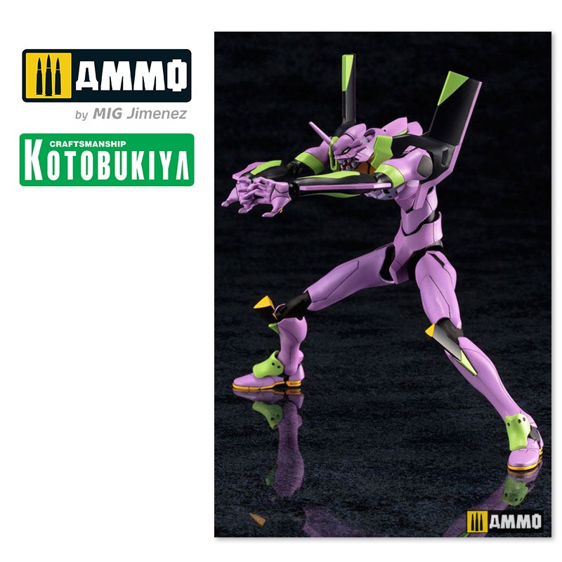 KTOKP410 Коллекционая сборная модель  NGEPM Kit Evangelion Test Type-01 TV Ver. 19 cm KOTOBUKIYA