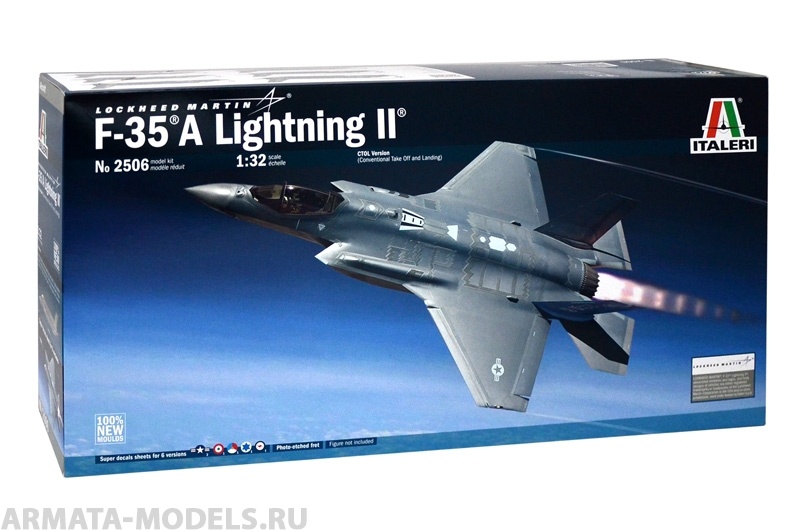 2506ИТ Истребитель пятого поколения LOCKHEED F-35A LIGHTING II Italeri