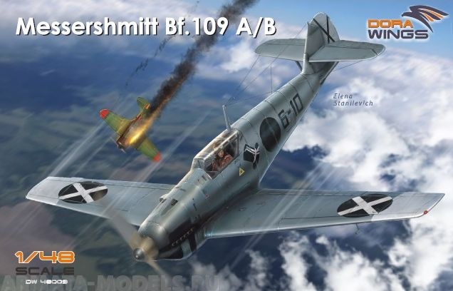 DW48009 Истребитель Messerschmitt Bf.109 A/B Legion Condor Dora Wings