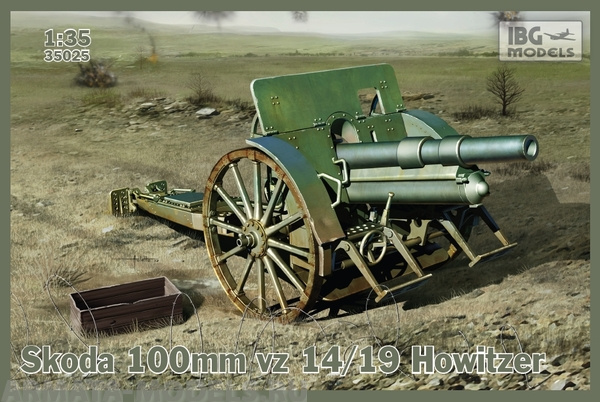 IBG35025 Пушка Skoda 100mm vz 14/19 Howitzer IBG models