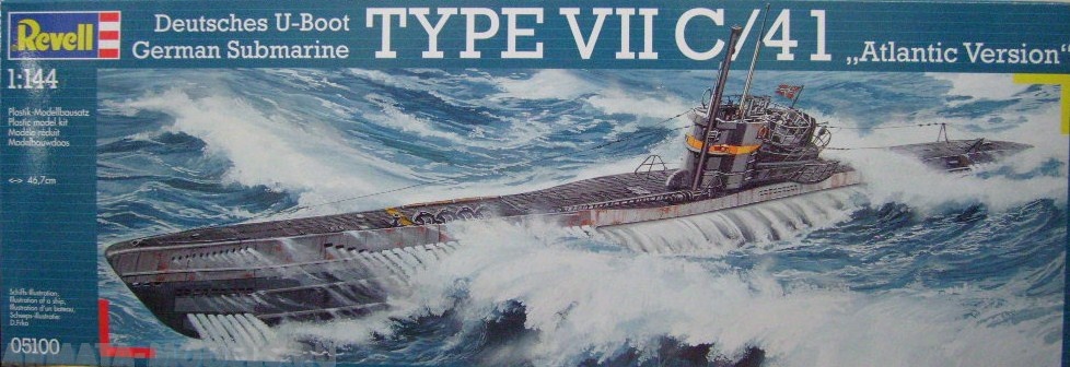 05100 Подводная лодка U-Boot Typ VIIC/41 Revell
