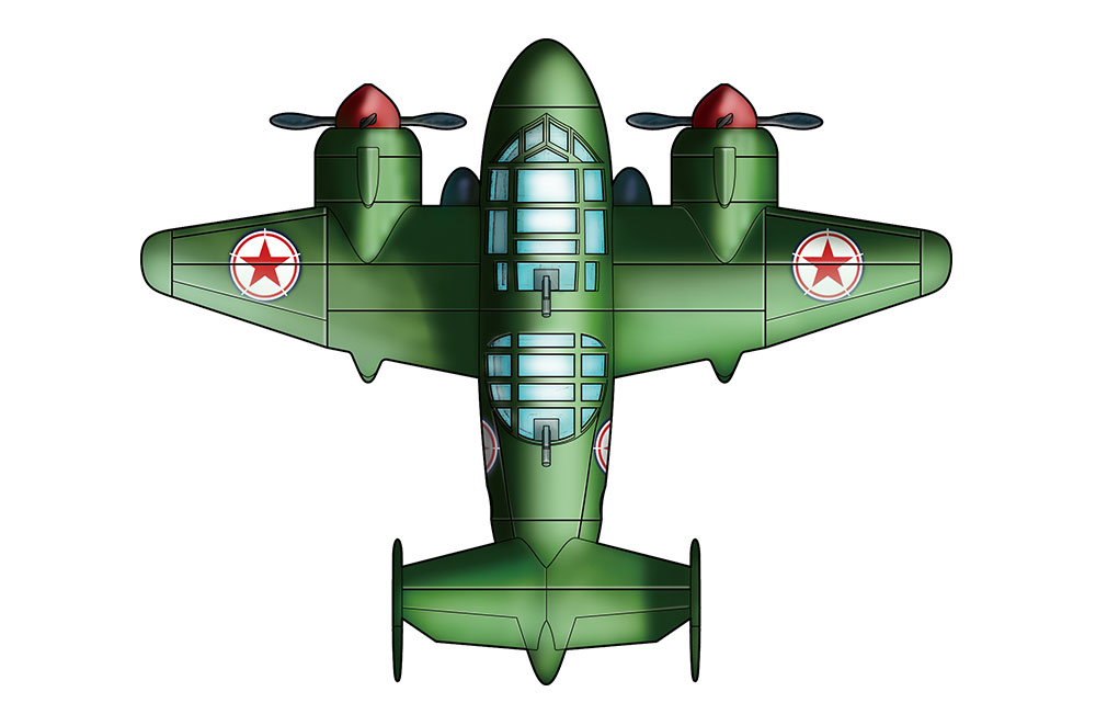 mPLANE-004 TU-2 BOMBER Meng