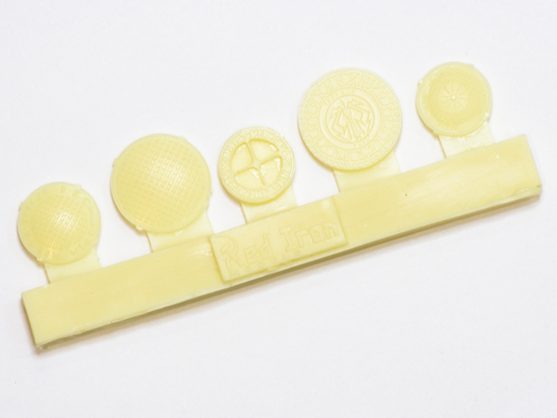 RIM35001 Люки канализационные1922+ (5 шт) масштаб 1/35