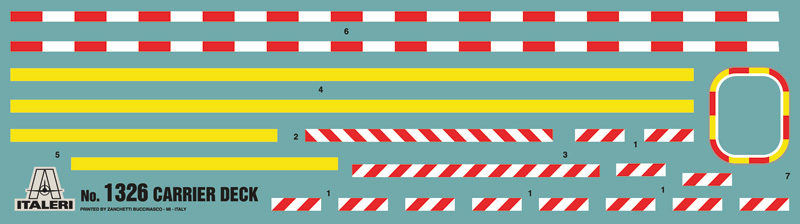 1326ИТ Секция авиапалубы (Современный авианосец) Italeri