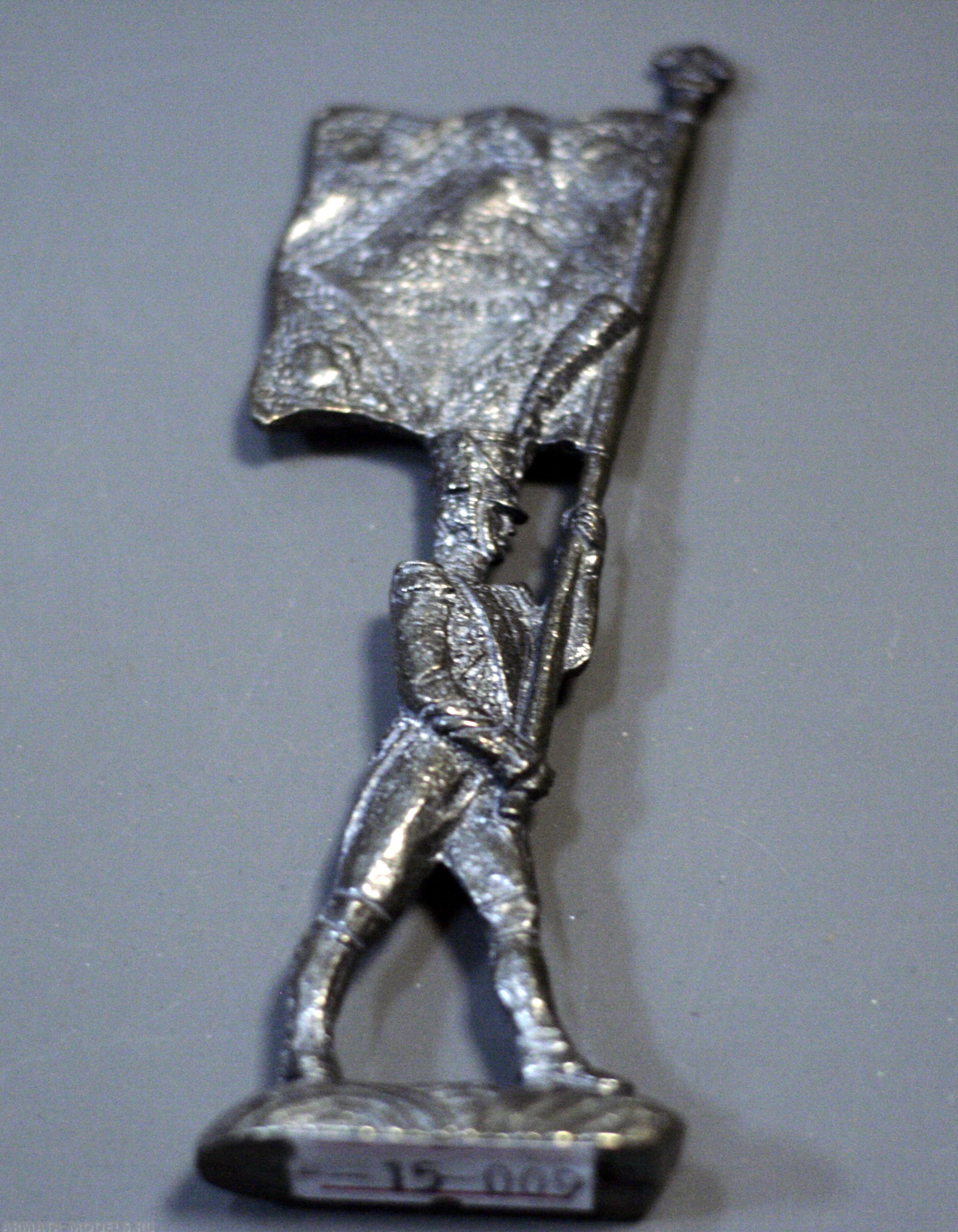 Н-15-009 Французский знаменосец Солдатики "Ура"