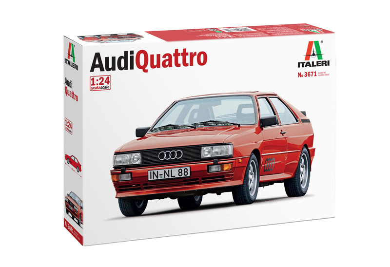 3671ИТ Автомобиль CAR QUATTRO Italeri