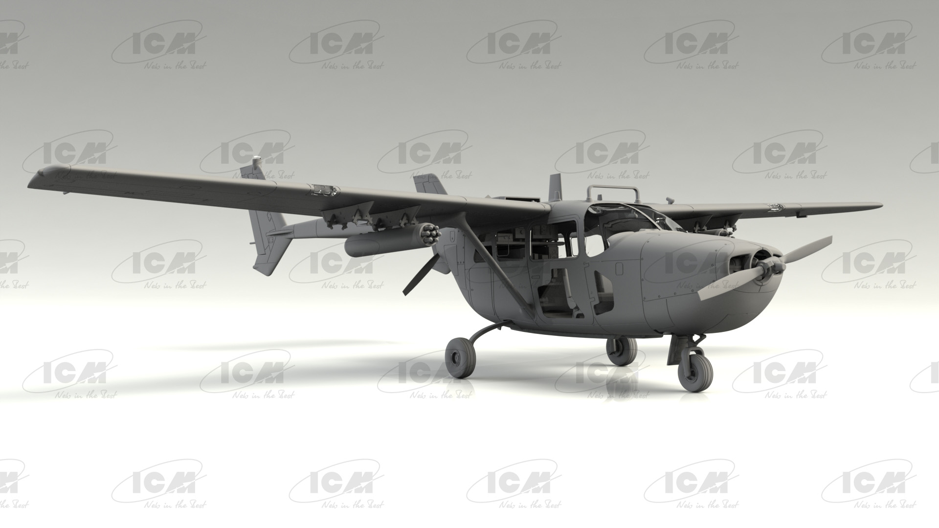 48291 Cessna O-2A авиации флота США ICM