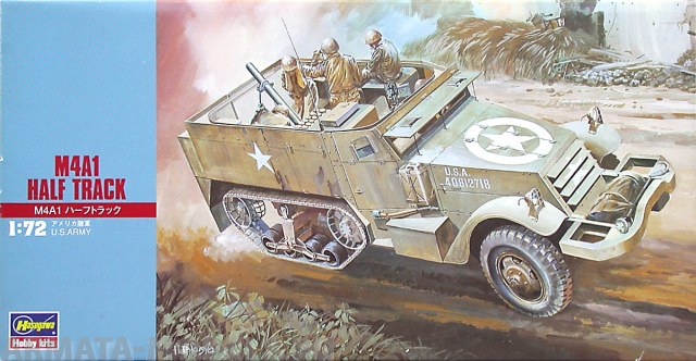 31107 Бронемашина М4 HALF TRACK Hasegawa