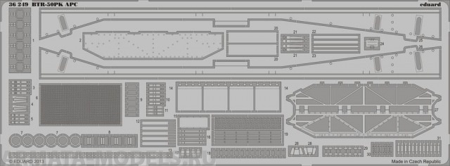36249 Фототравление для BTR-50PK APC  for Trumpeter   kit