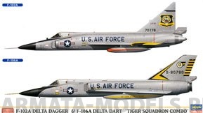 02035 Самолеты  F-102 и F-106 (Tiger) Hasegawa