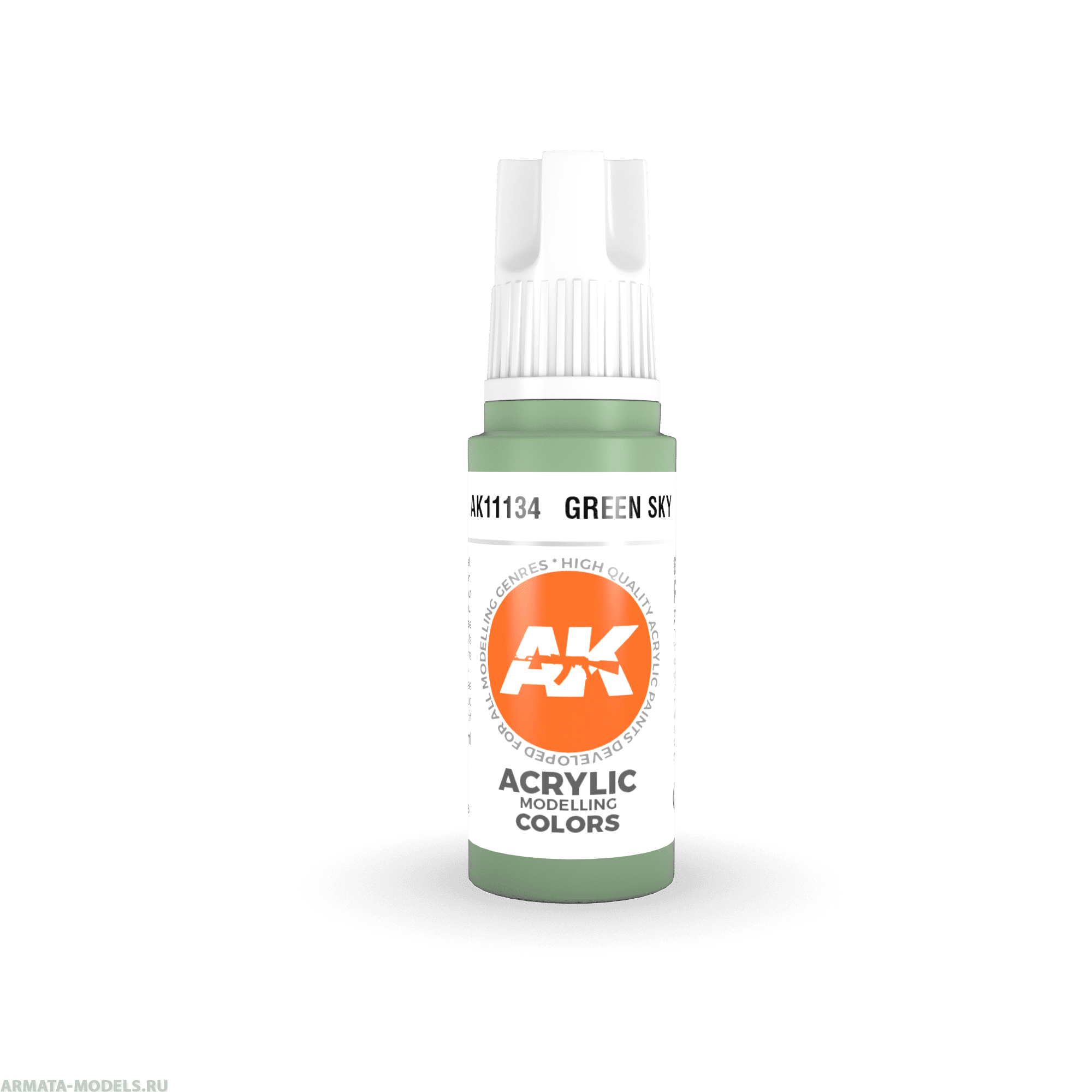 AK11134 Краска акриловая Green Sky 17ml