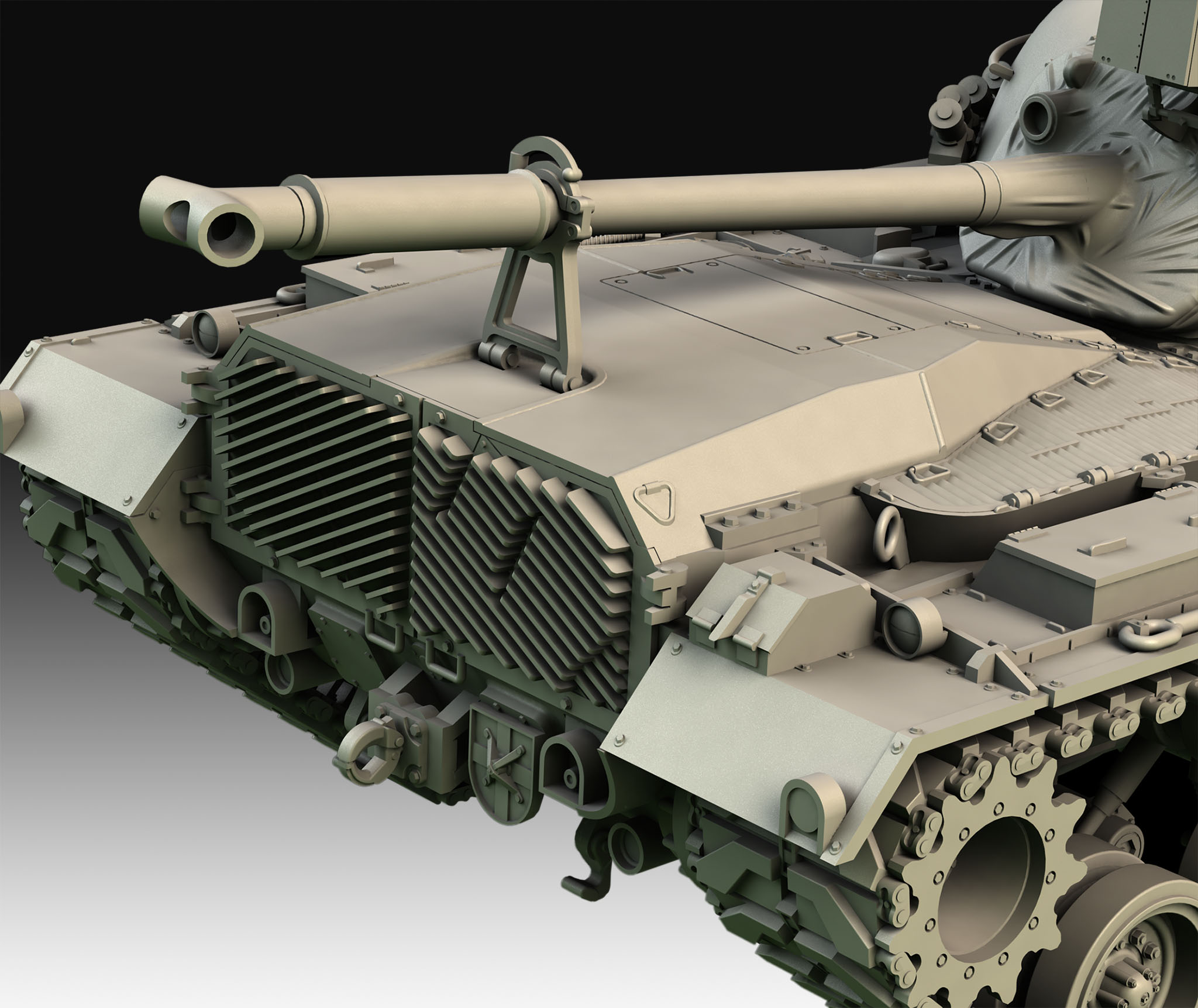 03287RE Танк M48 A2CG Revell