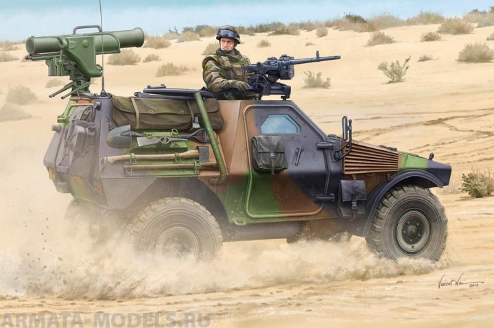 83877 Бронемашина French VBL MILAN 1/35 Hobby Boss