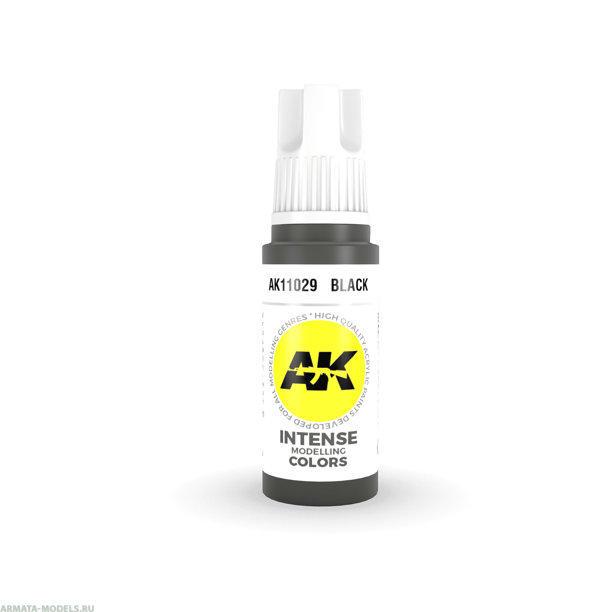 AK11029 Краска акриловая Black 17ml