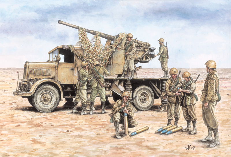 7508ИТ Артиллерийское орудие Italeri