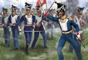 72144ST Фигуры Napoleonic Polish Troops in Attack 1/72
