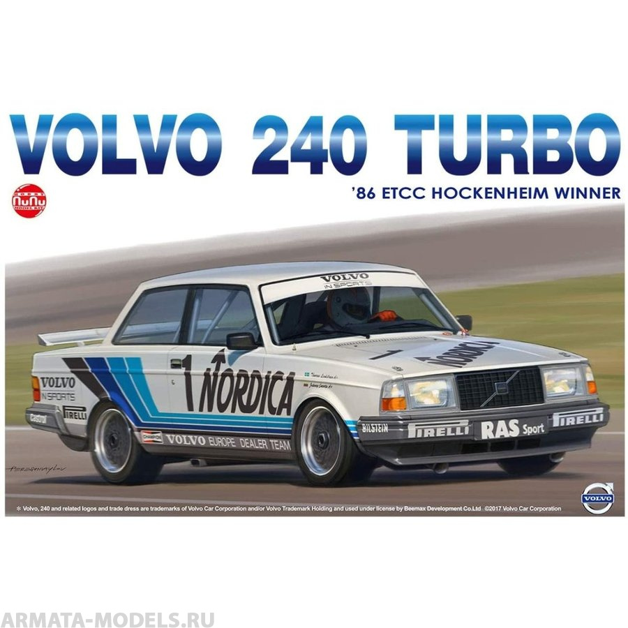 PN24013 Volvo 240 Turbo 1986 ETCC Hockenheim Winner Aoshima