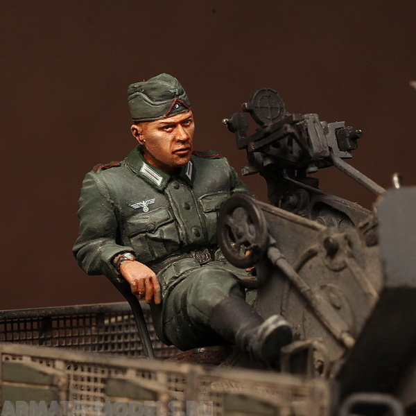3536SOGA German antiaircraft gunner SOGA Miniatures