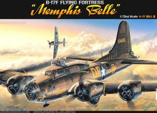 12495 Самолет  B-17F MEMPHIS BELLE Academy
