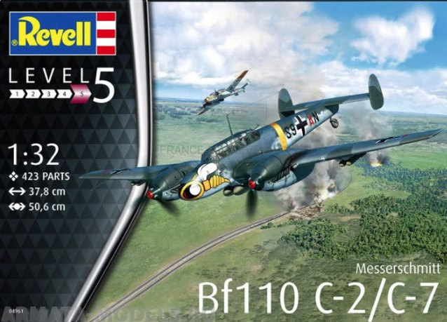 04961RE Тяжелый истребитель Messerschmitt Bf110 C-7 Revell