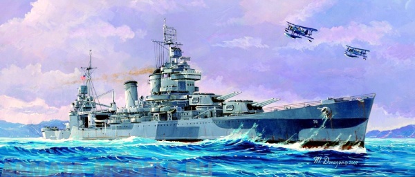 05747 Крейсер  СА-38 Сан Франциско 1944 г. Trumpeter