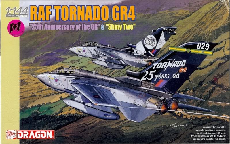 4606Д Самолет RAF TORNADO GR.4 25th ANNIVERSARY OF THE GR & SHINY TWOamp