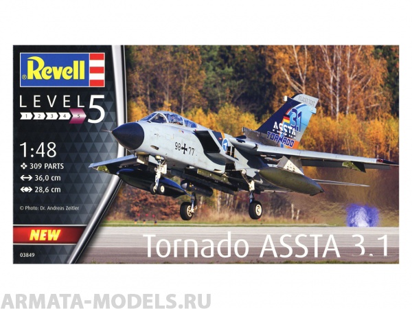 03849RE Истребитель-бомбардировщик Торнадо ASSTA 3.1 Revell