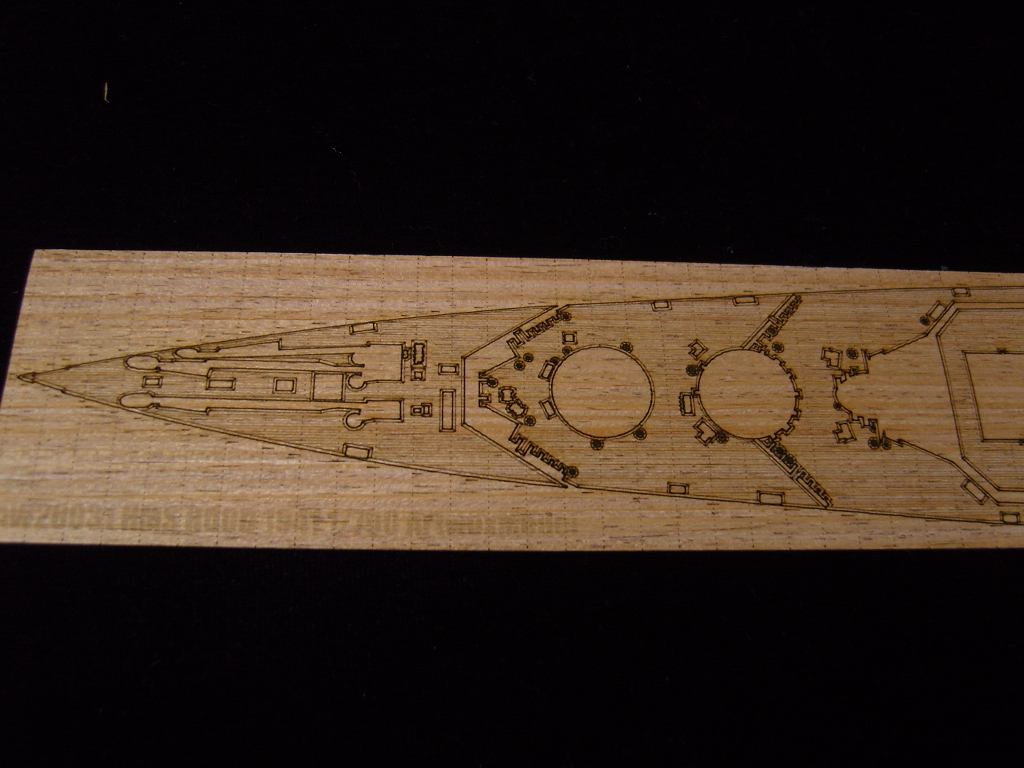 AW20031 Деревянная палуба для HMS HOOD 1941