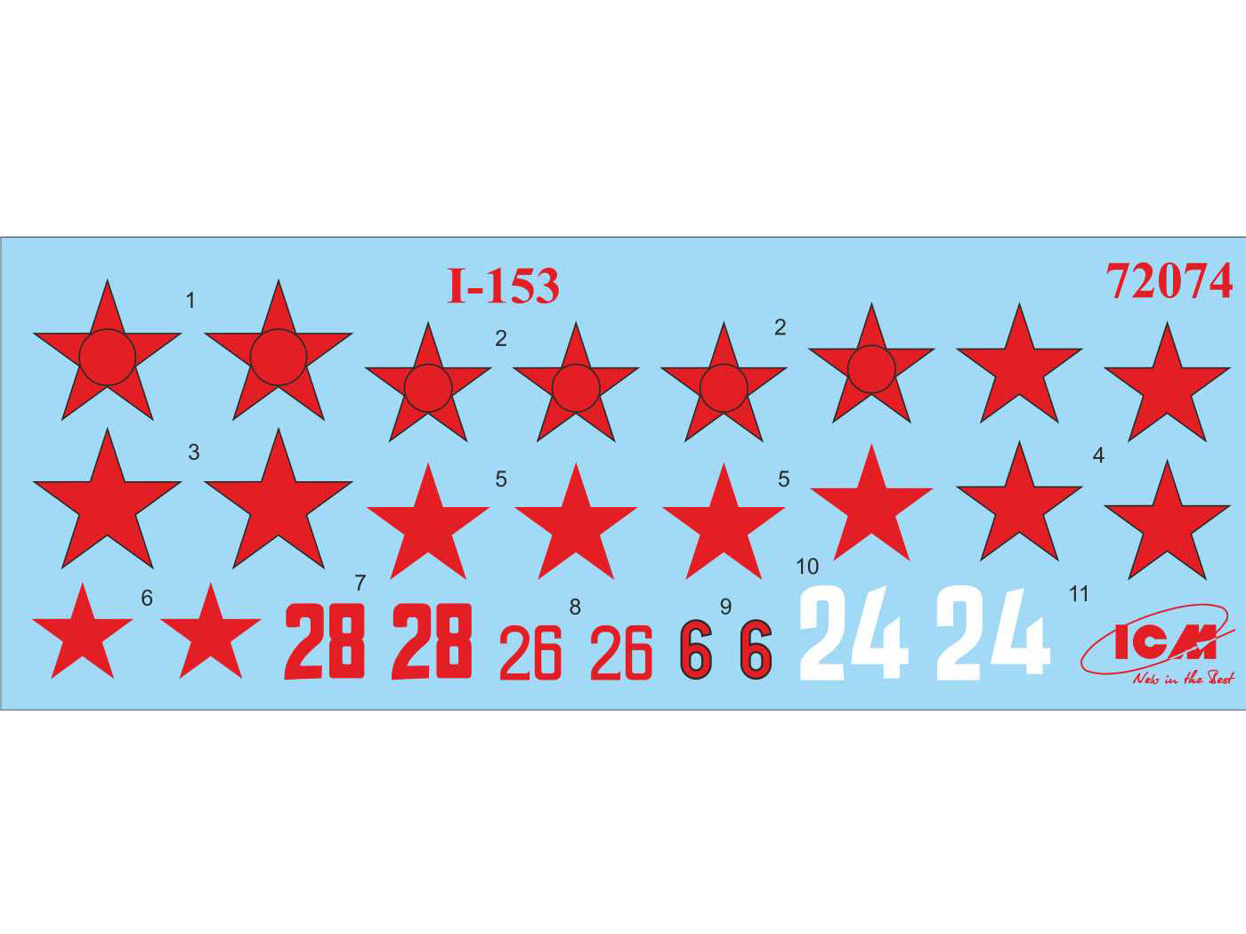 72074 И-153 Чайка Советский истребитель-биплан 2МВ ICM