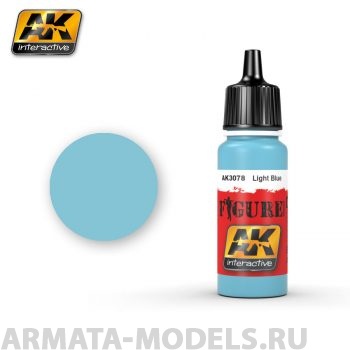 AK3078 Акриловая краска LIGHT BLUE