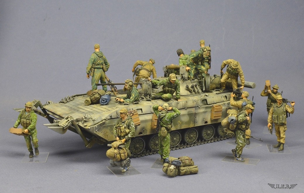 T-35251 Советские бойцы разведроты ВДВ c АГС-17 (Афганистан 1987-1989 гг) (3) Tank