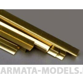 KS815005 Уголок латунный 3,2 мм, 1 шт