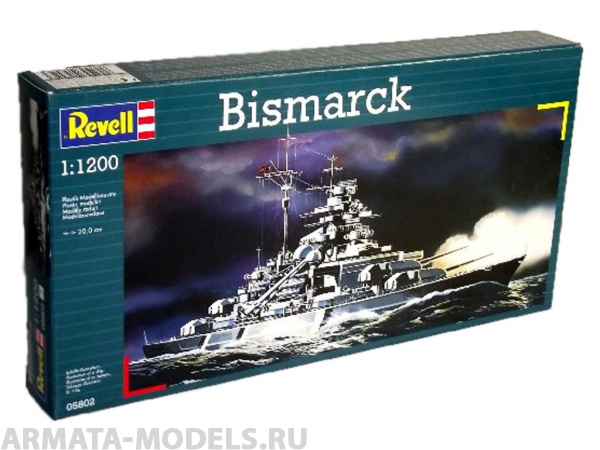 05802RE Линкор  Бисмарк Revell