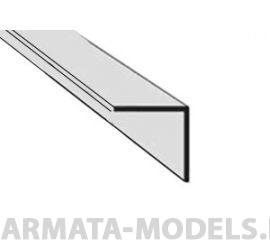 EVG297 Уголок пластиковый 6,3х6,3 мм, 2 шт/уп.