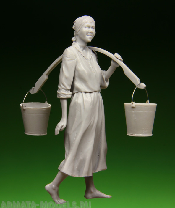 3543STAL Девушка с ведрами Stalingrad