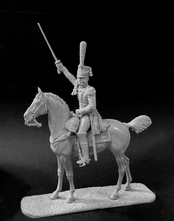 CHM-54254(М). Штаб-офицер Лейб-Гвардии Литовского полка, Россия 1812-14 гг. 54 мм. Материал - белый металл. Chronos Miniatures