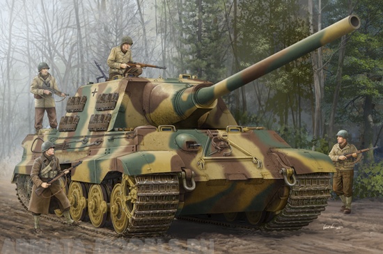 00923 САУ  Sd.Kfz. 186 Jagdtiger Trumpeter