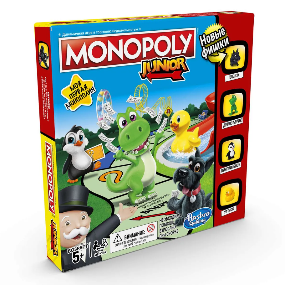 HBRA6984RA0 Игра настольная Monopoly Джуниор