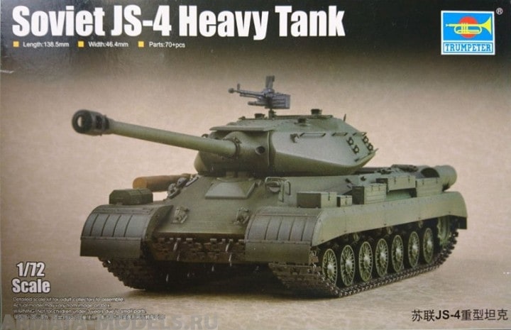 07143 Танк  Soviet JS-4 Heavy Tank   Trumpeter