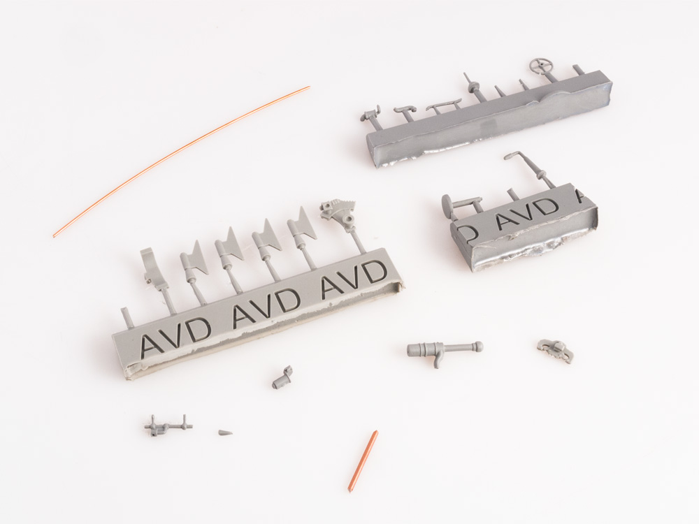 8007AVD Сборная модель Моторный каток МК-5 AVD Models