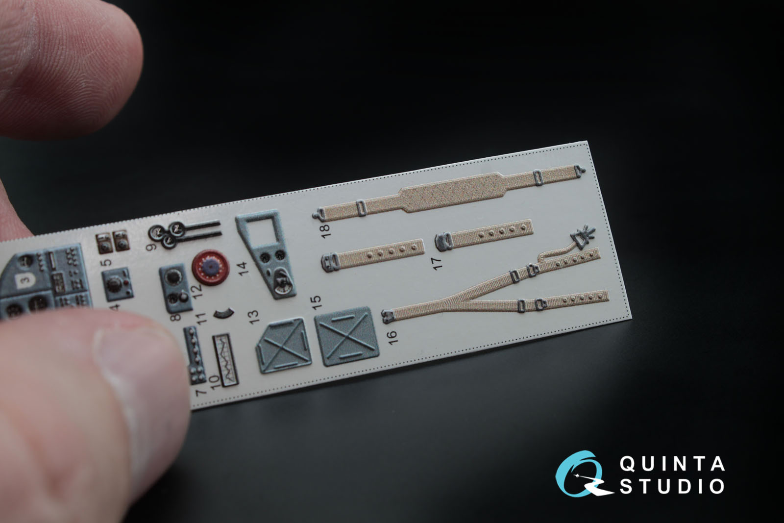 QD48020 1:48 3D Декаль интерьера кабины  Ил-2 (для модели Tamiya)