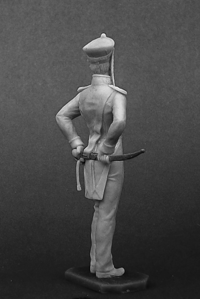 CHM-54112(M). Обер-офицер гвардейского морского экипажа, Россия 1812-15 гг. 54 мм. Материл – белый металл. Chronos Miniatures