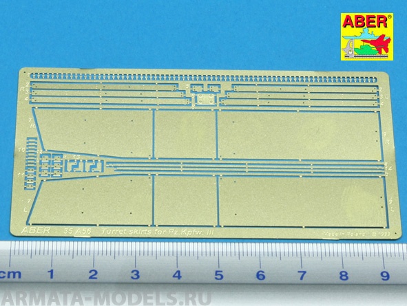 ABR-35-A56  Дополнения для  Turret skirts for PzKpfw III для  1/35