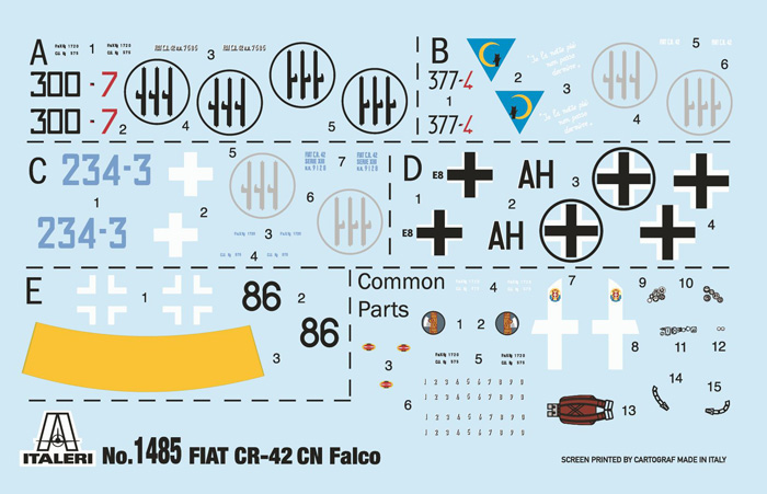 1485ИТ Самолет FIAT CR.42 CN 
