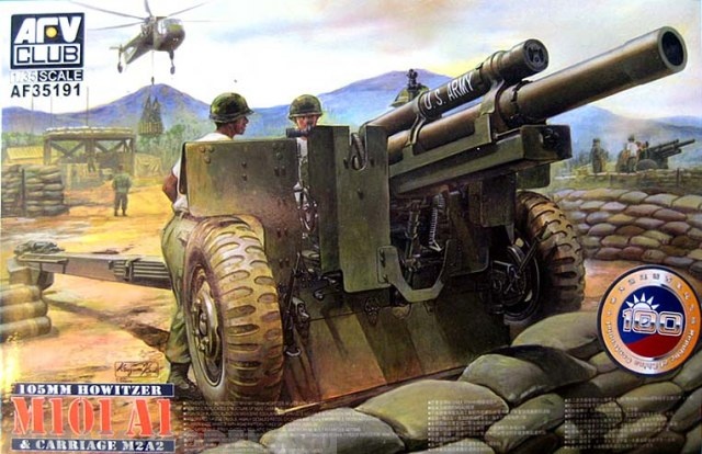 AF35191 Пушка 105mm HOWITZER M1 AFV CLUB