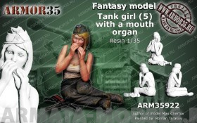 ARM35922 Немецкая танкиста 5 , с губной гармоникой ARMOR35