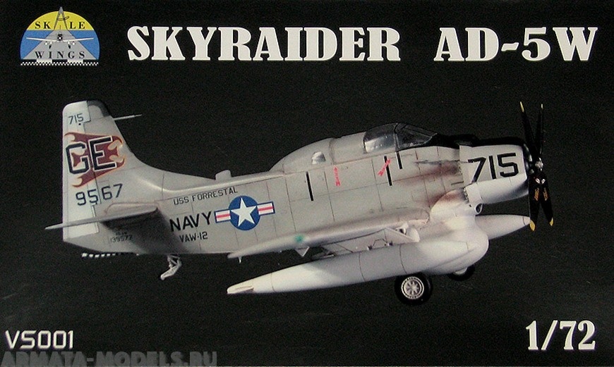 SW-VS-001 Самолет AD-5W Skyraider ModelSvit